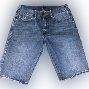 Men's Blue Denim Shorts